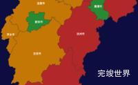 江西省地图geoJson数据效果实例下载